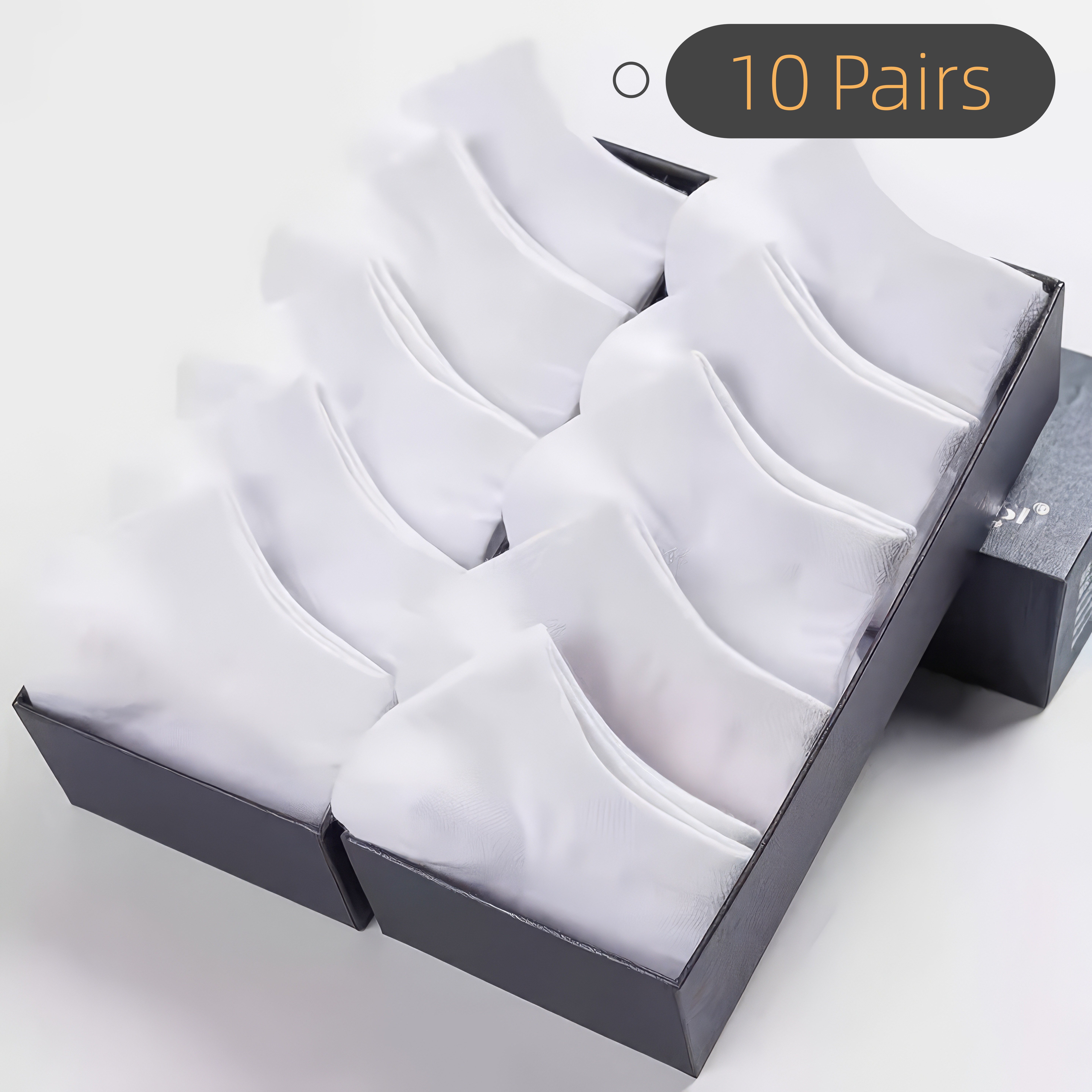 Cotton Crew Sock Pack - 10-Pairs Comfortable Crew Socks - Soft