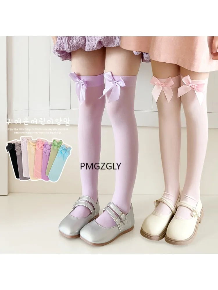 Girls Stockings * Pink Bow Kne - Thigh High Sock Stay Up 리뷰 및 가격
