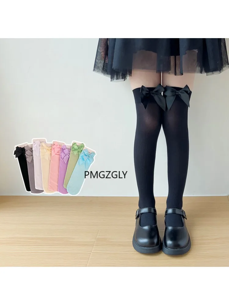 Girls Stockings * Pink Bow Kne - Thigh High Sock Stay Up 리뷰 및 가격