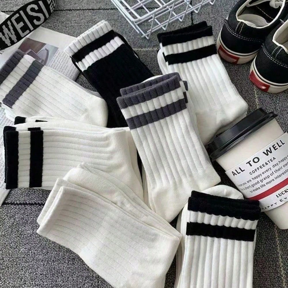 5-Pack Men's Striped Crew Sock - Cotton Crew Sock Pack 리뷰 및 가격