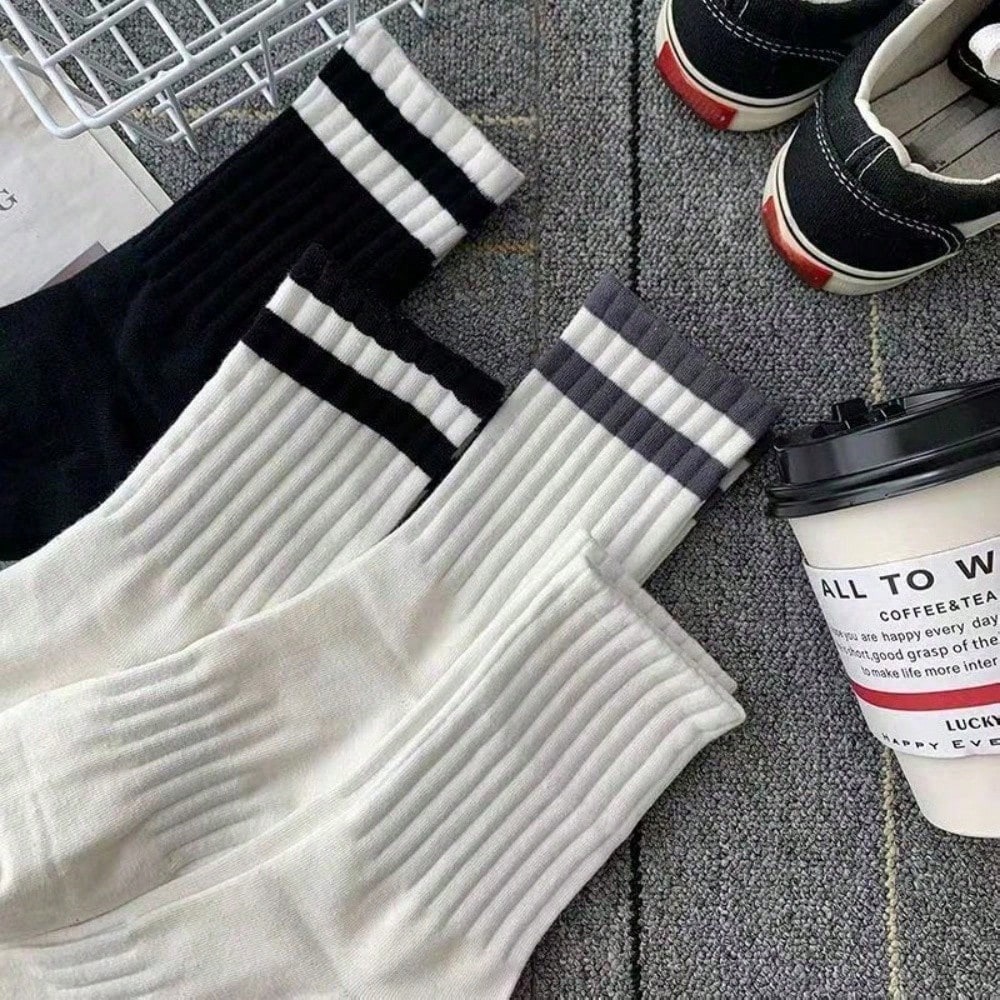 5-Pack Men's Striped Crew Sock - Cotton Crew Sock Pack 리뷰 및 가격