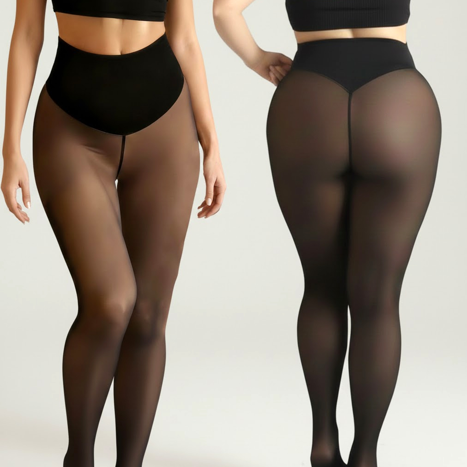 One Seam Fleece Lined Tights S - Tights Pantyhose Sheer 리뷰 및 가격