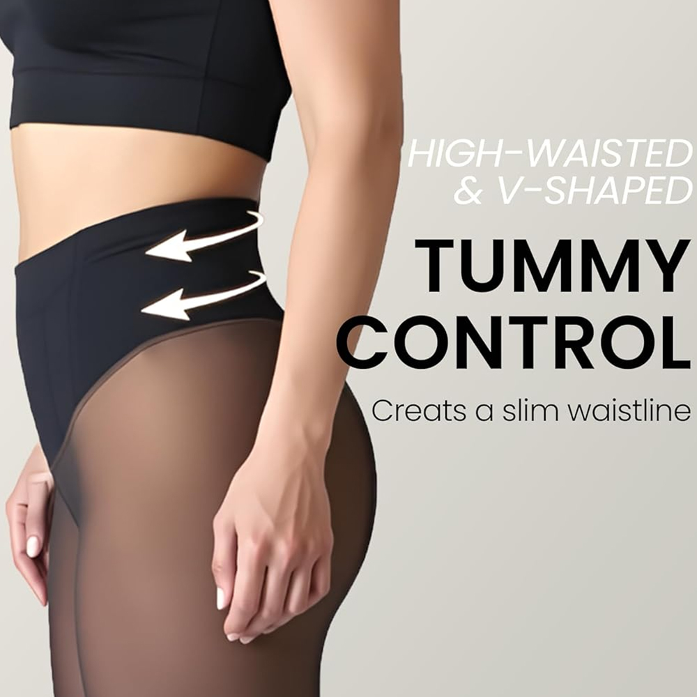 One Seam Fleece Lined Tights S - Tights Pantyhose Sheer 리뷰 및 가격