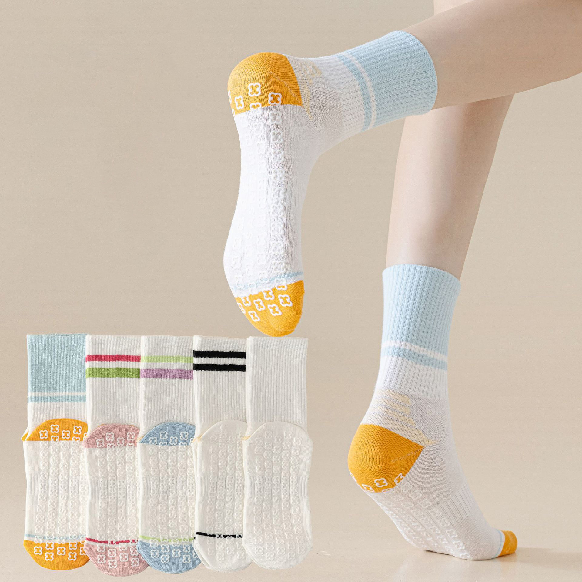 2pairs Non-Slip Grip Sock Slip - Grip Sock Yoga 리뷰 및 가격