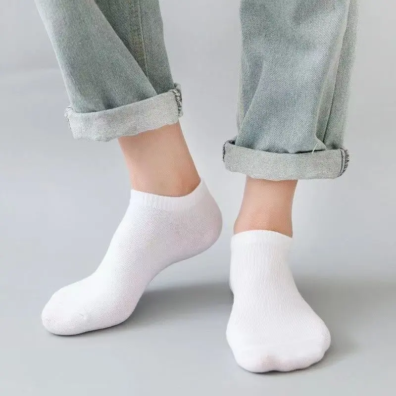 5 Pairs Unisex Casual Plain Co - No Show Sock Women 리뷰 및 가격