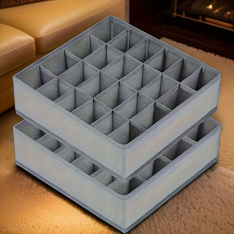 2Pcs 24-Compartment Fabric Soc - Sock Organizer Tray 리뷰 및 가격