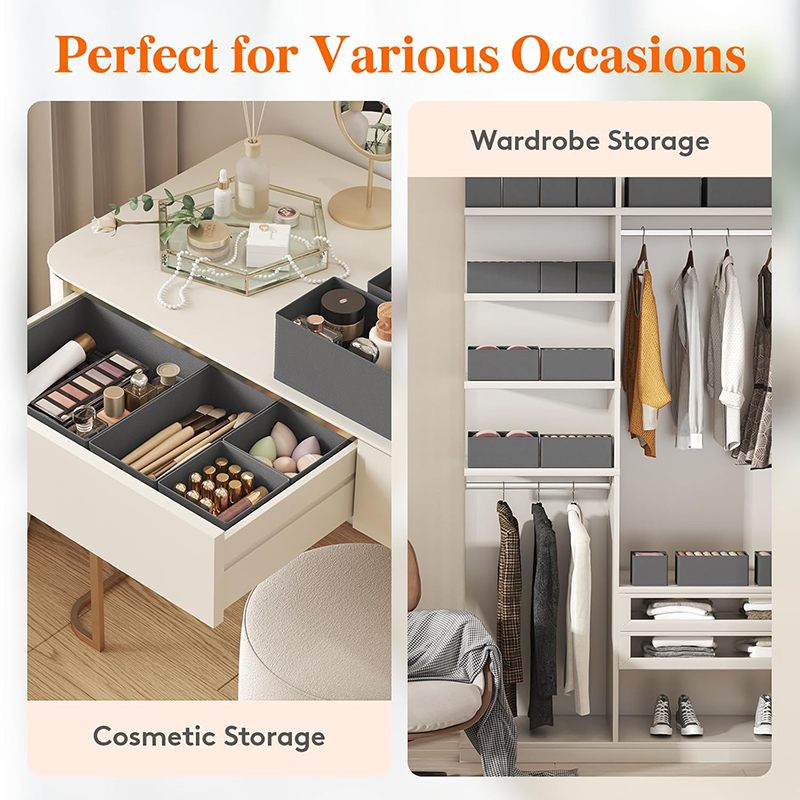 Drawer Organizer Non-woven Fab - Sock Organizer Tray 리뷰 및 가격