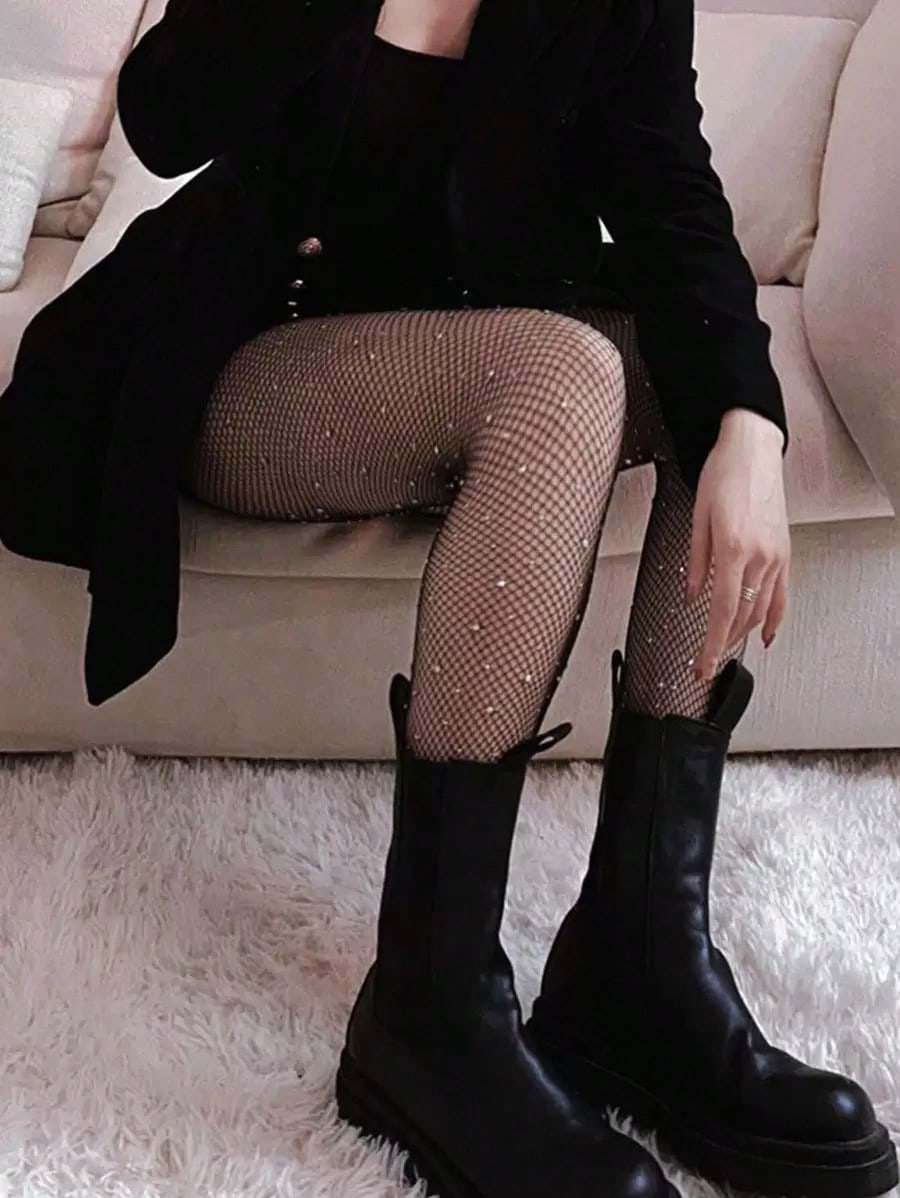 Women's Sheer Rhinestone Fishn - Tights Pantyhose Sheer 리뷰 및 가격
