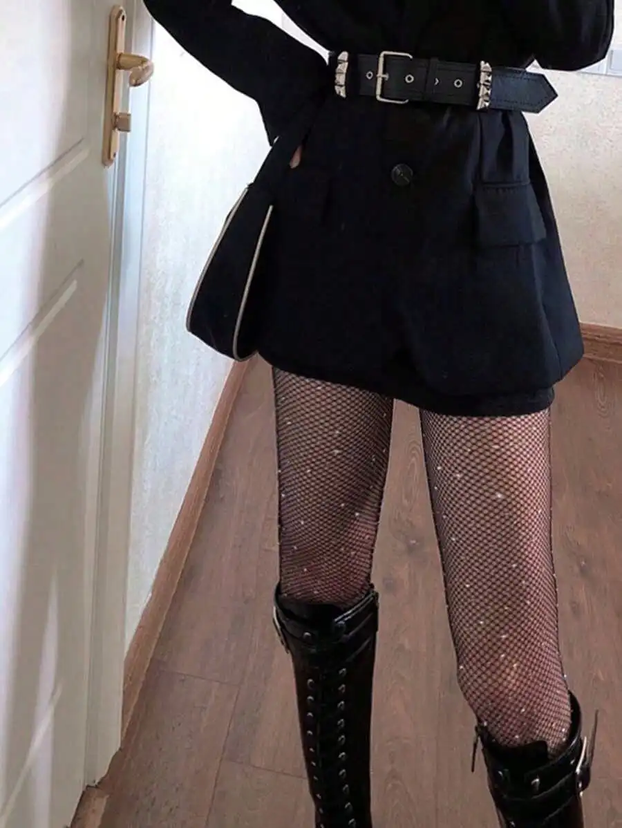 Women's Sheer Rhinestone Fishn - Tights Pantyhose Sheer 리뷰 및 가격
