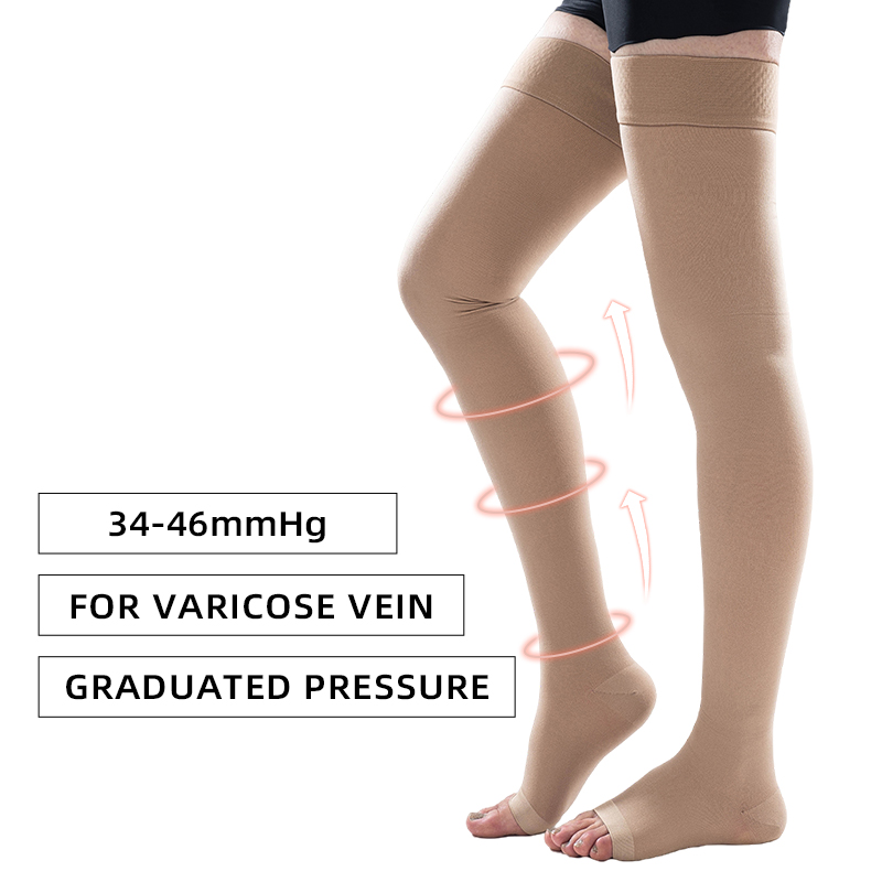 1Pair Thigh High Open Toe Medi - Compression Sock Medical 리뷰 및 가격