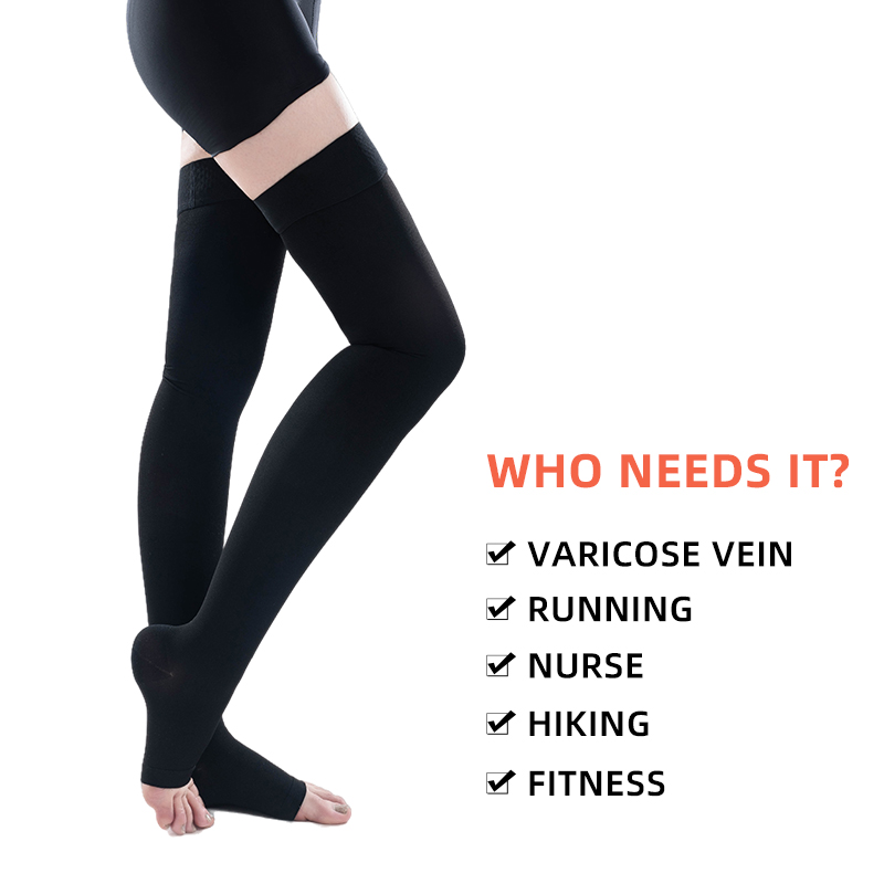 1Pair Thigh High Open Toe Medi - Compression Sock Medical 리뷰 및 가격
