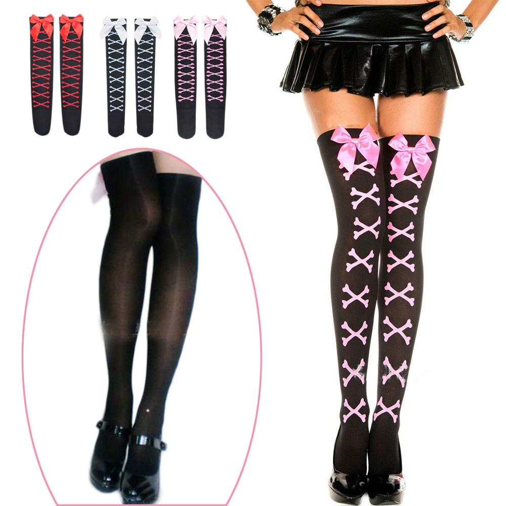 Hold-Ups Bowknot Tops Fever Fa - Fishnet Stocking Women 리뷰 및 가격