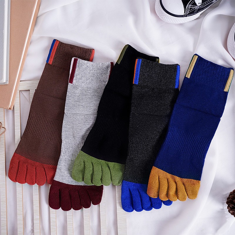 5 Pair Men's Casual Five-Toe C - Toe Sock Split 리뷰 및 가격