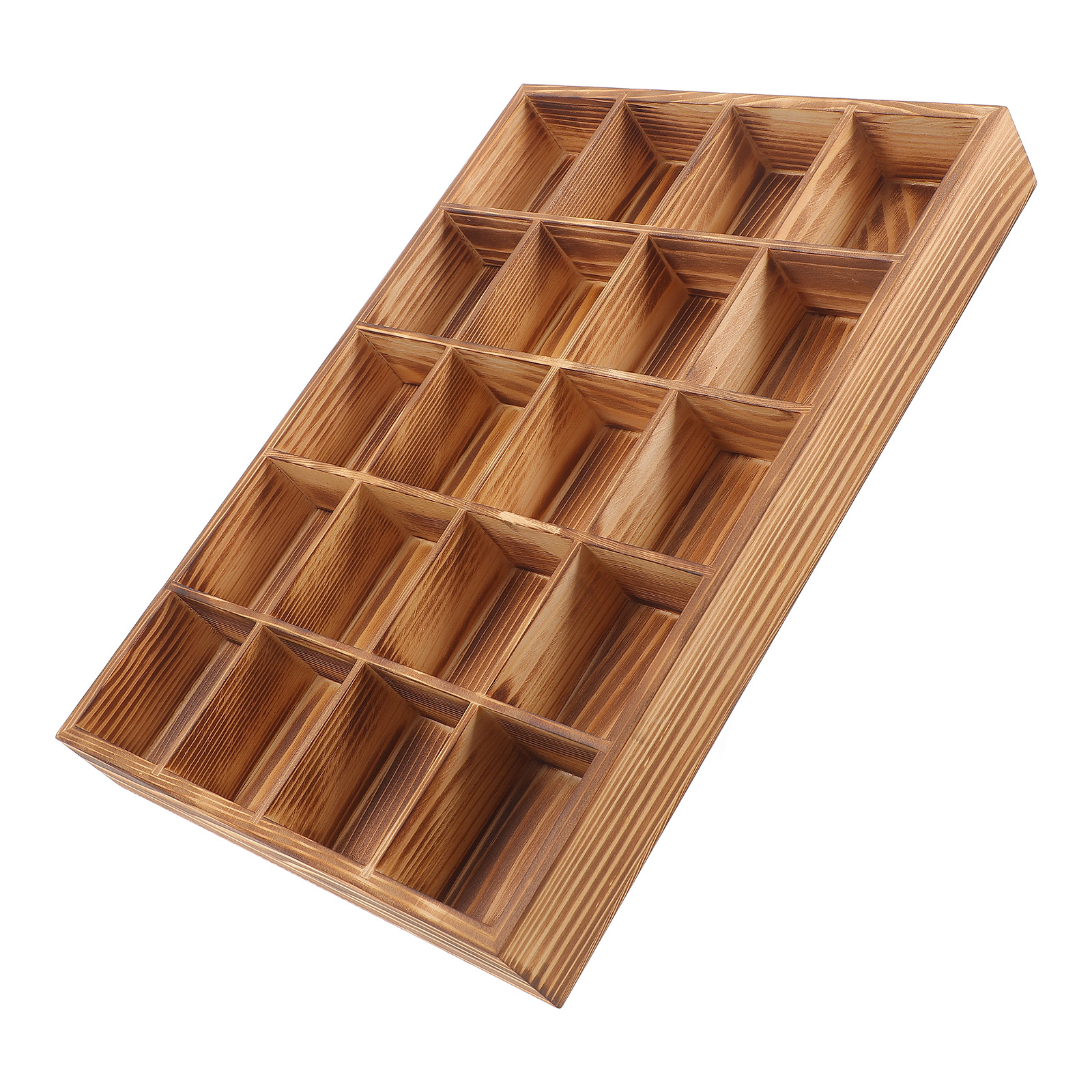 1pc 20-Compartment Wooden Unde - Sock Organizer Tray 리뷰 및 가격