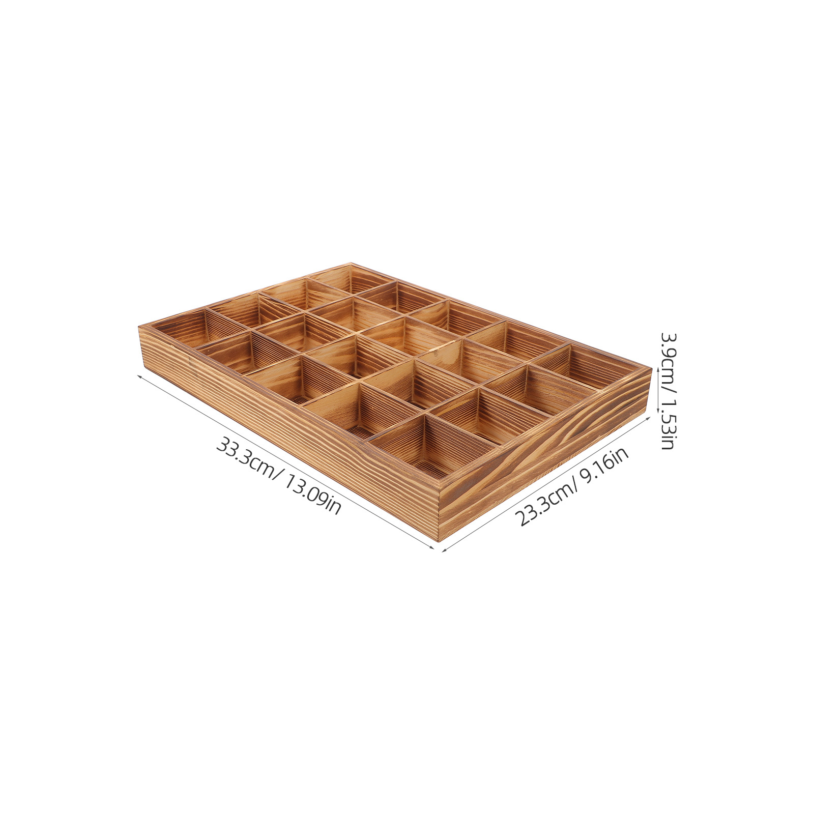 1pc 20-Compartment Wooden Unde - Sock Organizer Tray 리뷰 및 가격