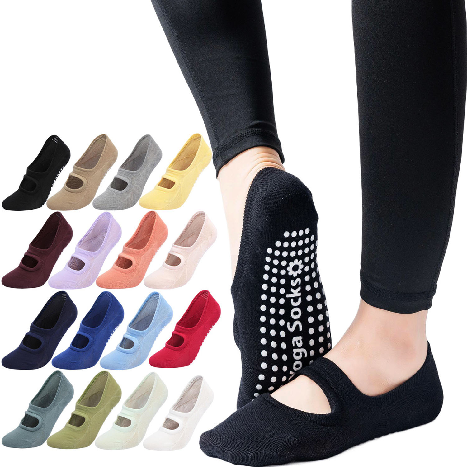 High Quality Women Yoga Socks  - Grip Sock Yoga 리뷰 및 가격