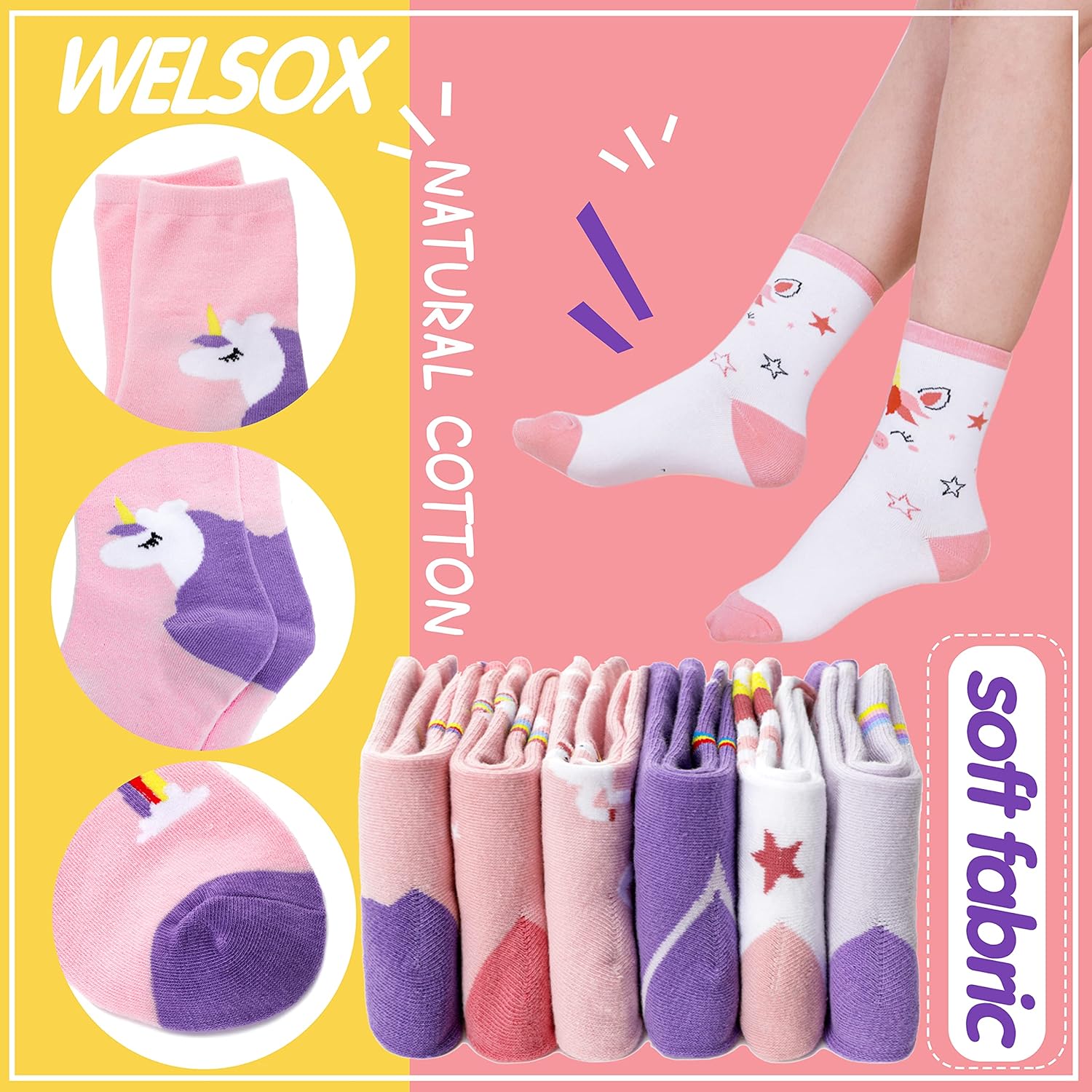 Unicorn Socks Gifts for Girls  - Silk Sock Bamboo 리뷰 및 가격