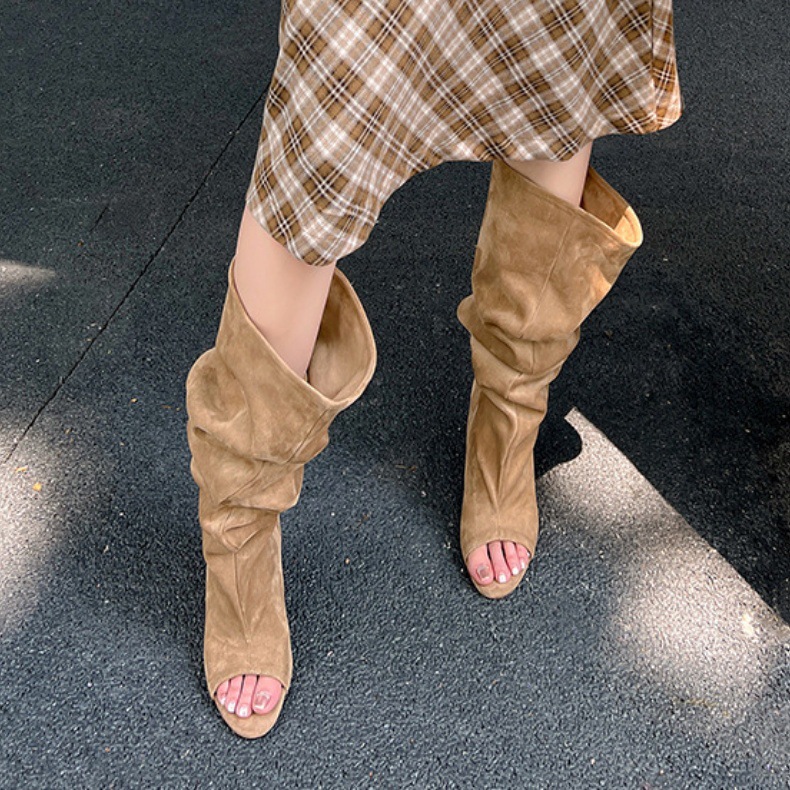 AIYKAZYSDL Strange Wedge Heel  - Boot Sock Slouchy 리뷰 및 가격