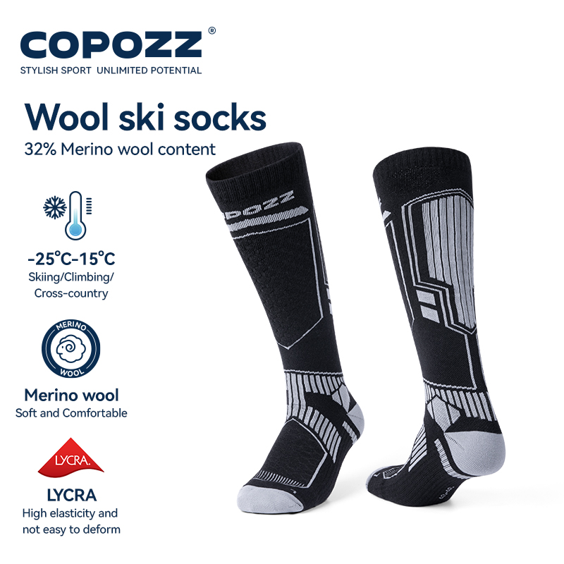 COPOZZ Merino Wool Winter Ski  - Thermal Sock Winter 리뷰 및 가격