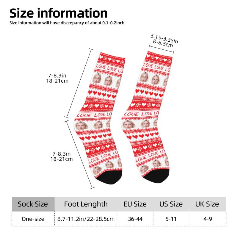 Christmas Personalized Custom  - Dress Sock Men 리뷰 및 가격