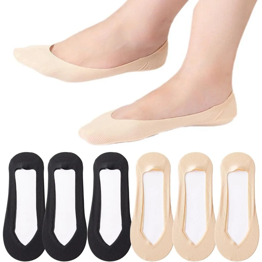 6 Pairs No Show Socks Women An - Invisibility Sock Loafer 리뷰 및 가격