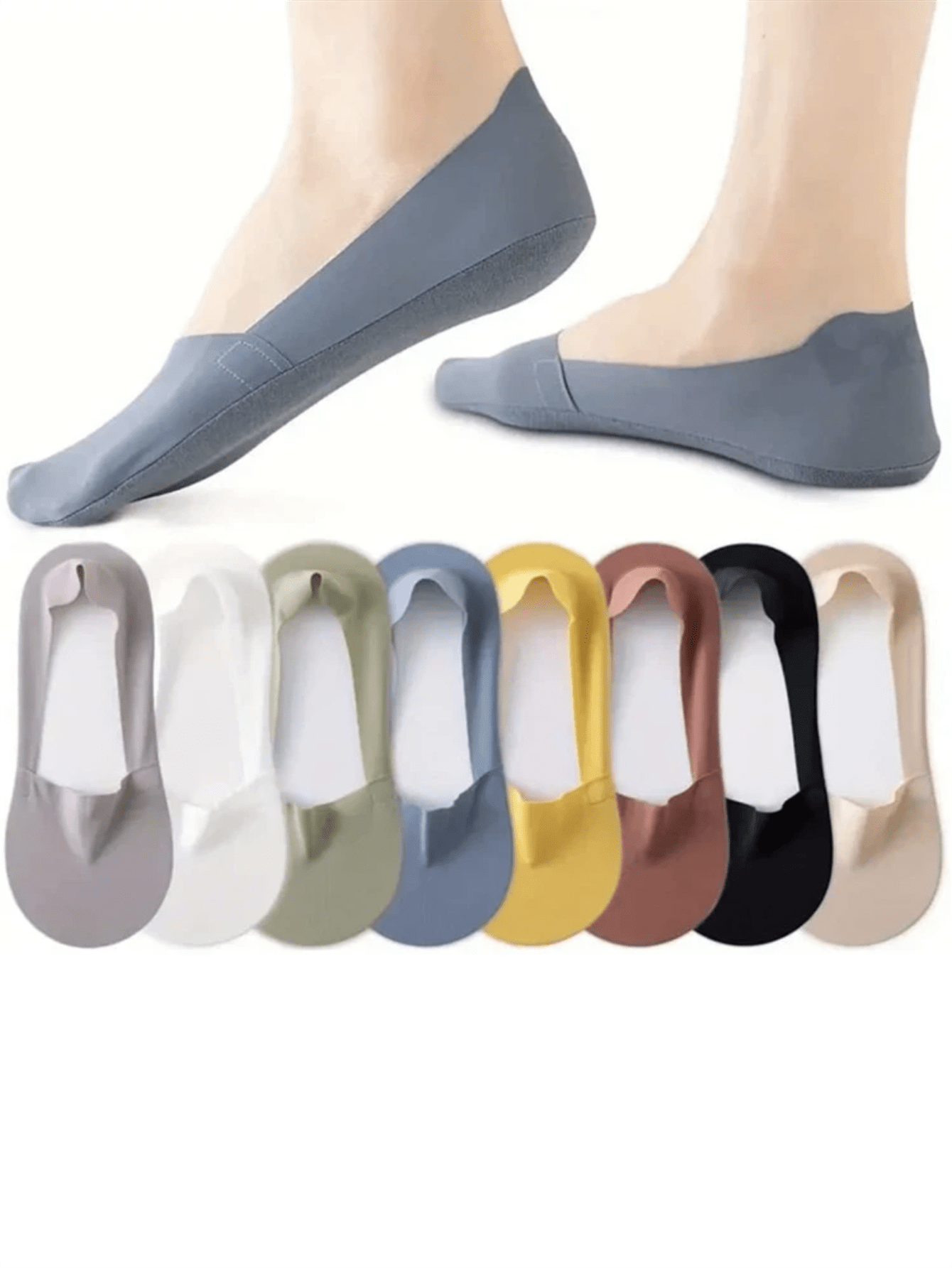 5 Pairs Women Thin Silky Invis - No Show Sock Women 리뷰 및 가격
