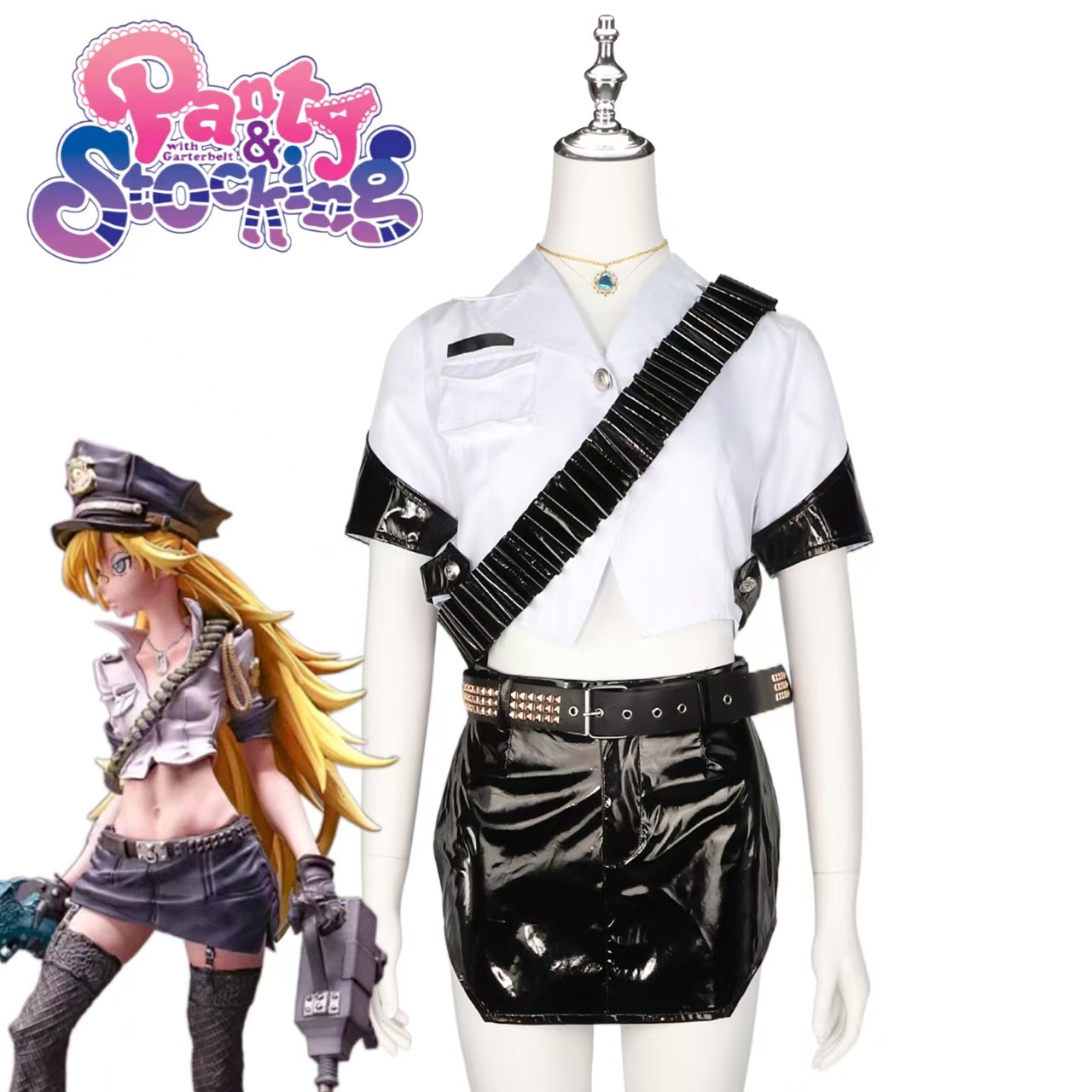 Anime Panty Stocking Cosplay C - Fishnet Stocking Women 리뷰 및 가격