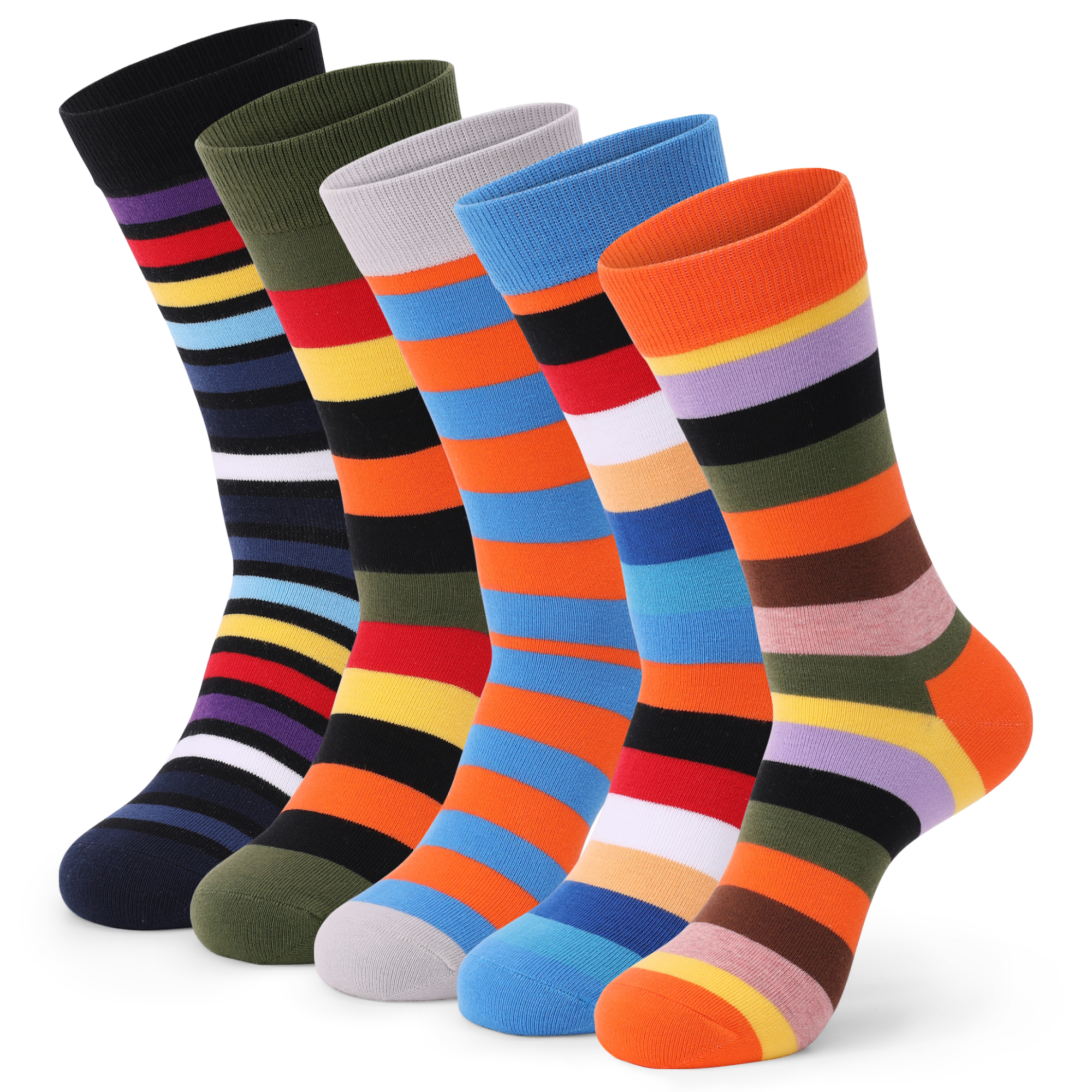 5Pairs Mens Fun Dress Socks, P - Cotton Crew Sock Pack 리뷰 및 가격