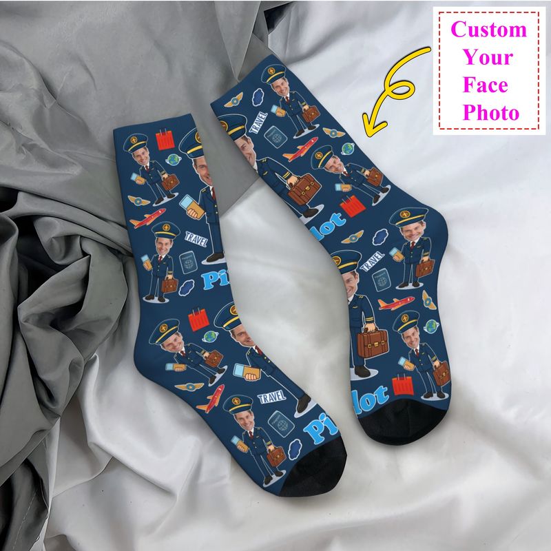 Novelty Men's Funny Pilot Cust - Dress Sock Men 리뷰 및 가격