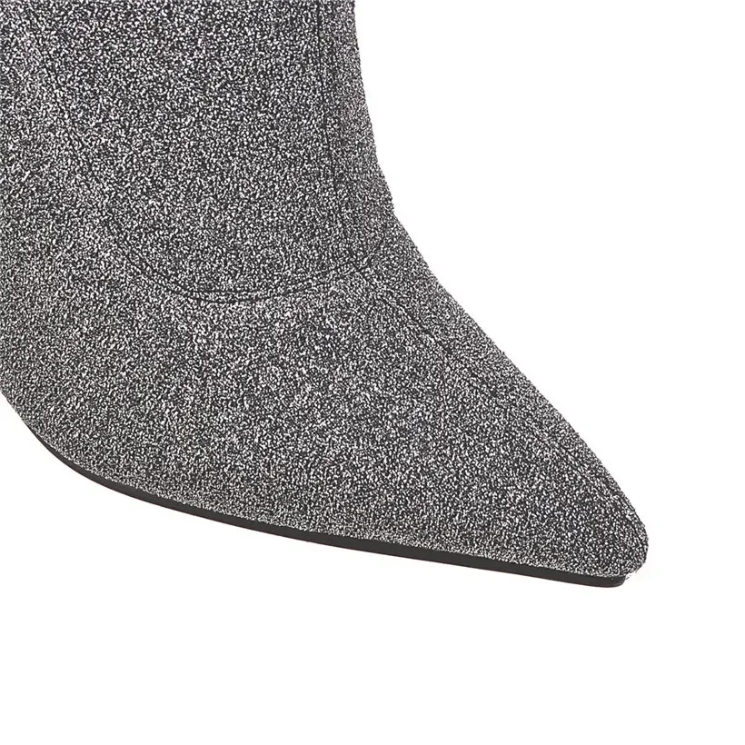 Plus Size Stretch Leopard Over - Knee High Sock Women 리뷰 및 가격
