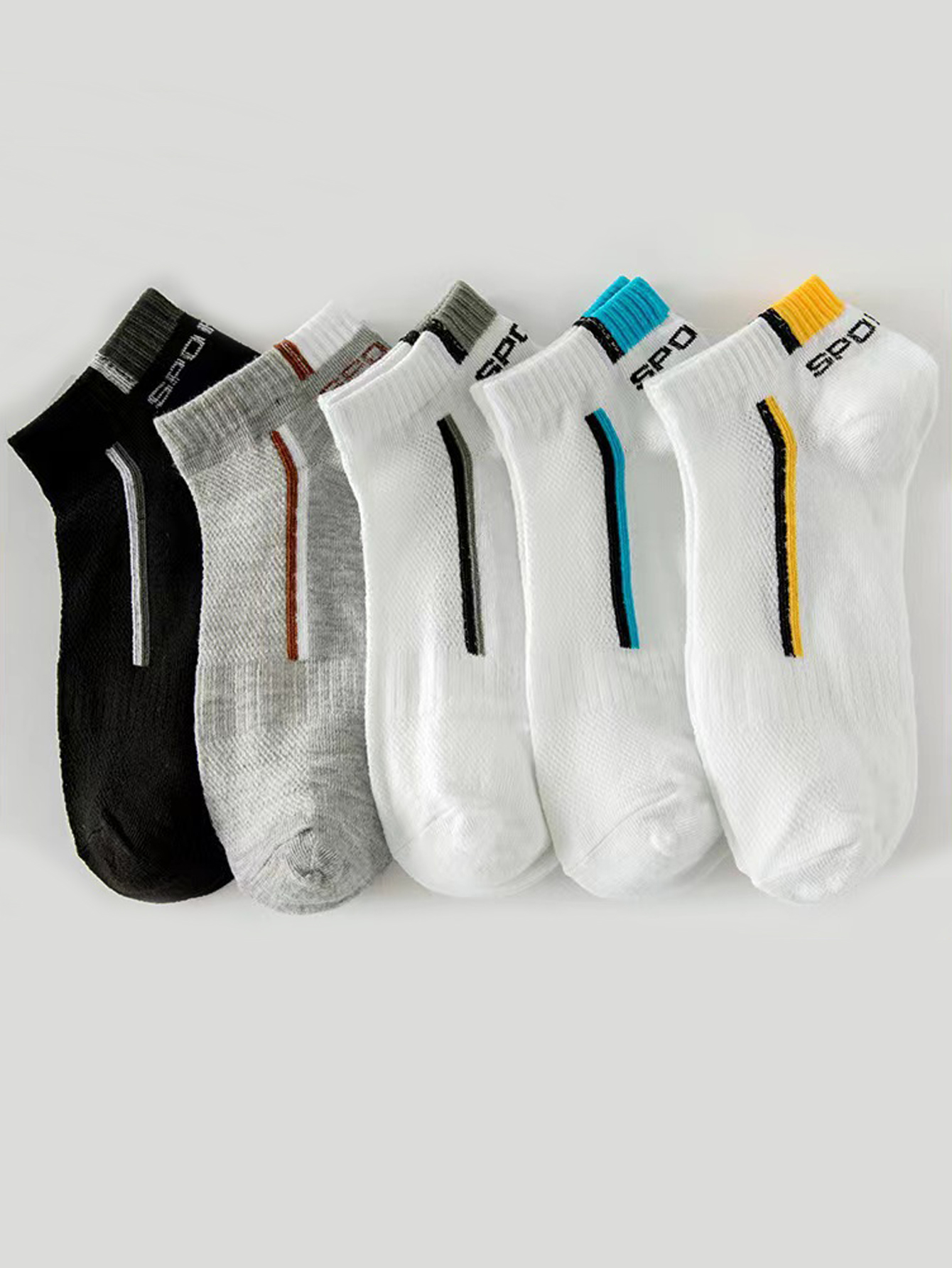 5/40 Pairs Mens Ankle Boat Soc - Ankle Sock Low Cut 리뷰 및 가격