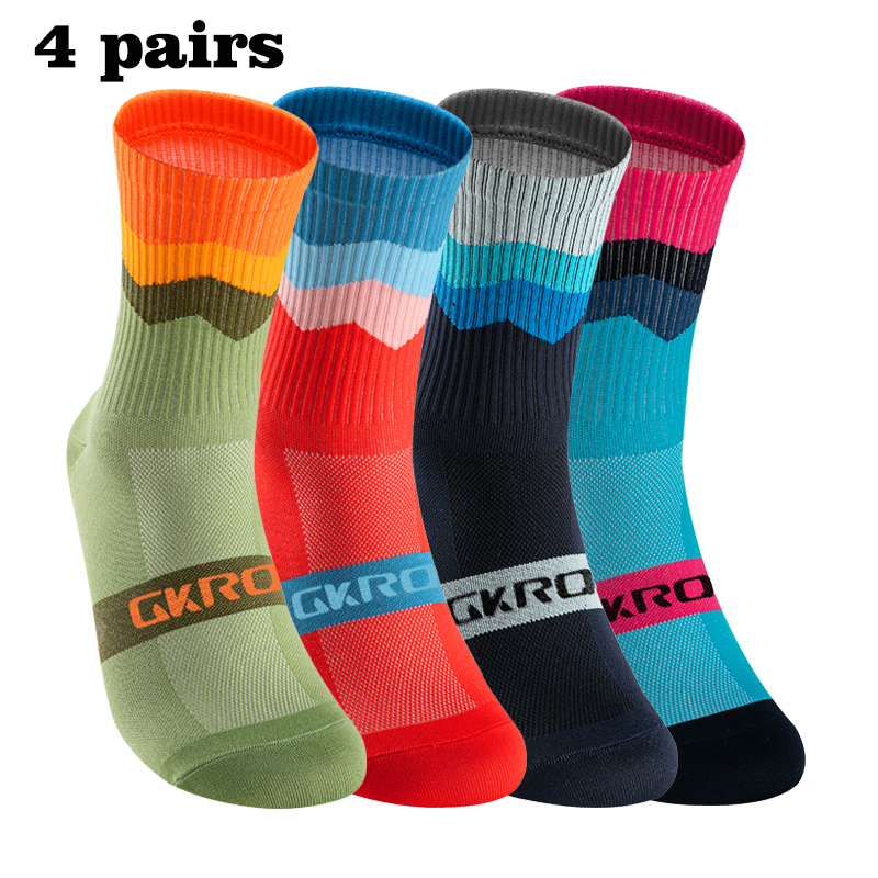 GKRQ 4 Pairs Bike Socks Men Nu - Compression Sock Medical 리뷰 및 가격