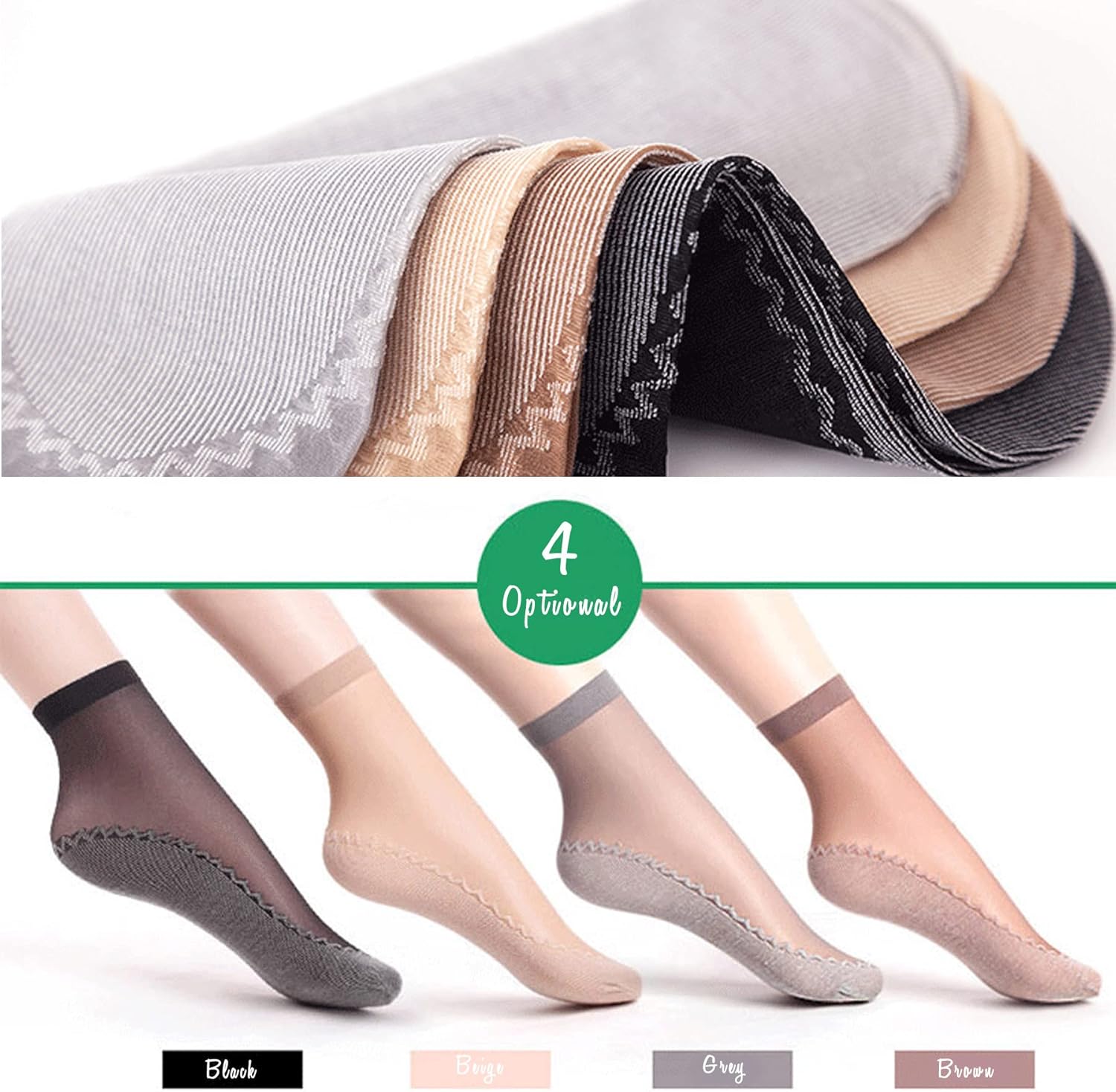 10/20 Pairs Silky Nylon soft & - Silk Sock Bamboo 리뷰 및 가격