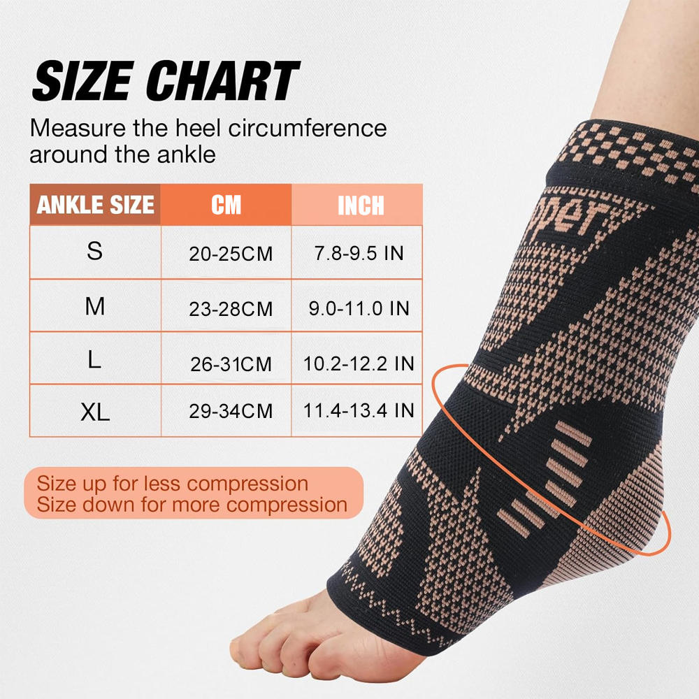 2PCS Copper Ankle Brace Suppor - Ankle Brace Sock 리뷰 및 가격