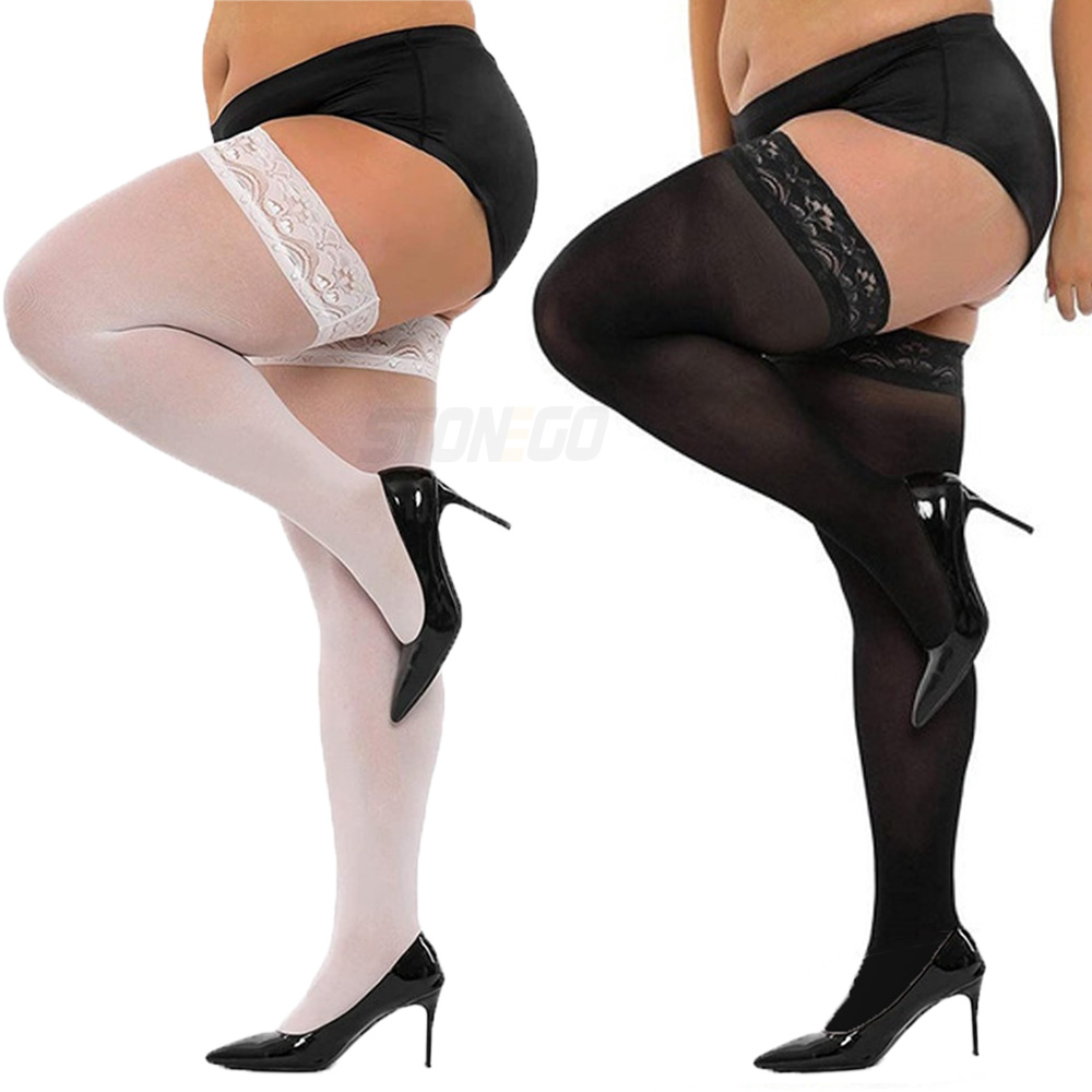 Plus Big Size Woman's Ultra-th - Thigh High Sock Stay Up 리뷰 및 가격