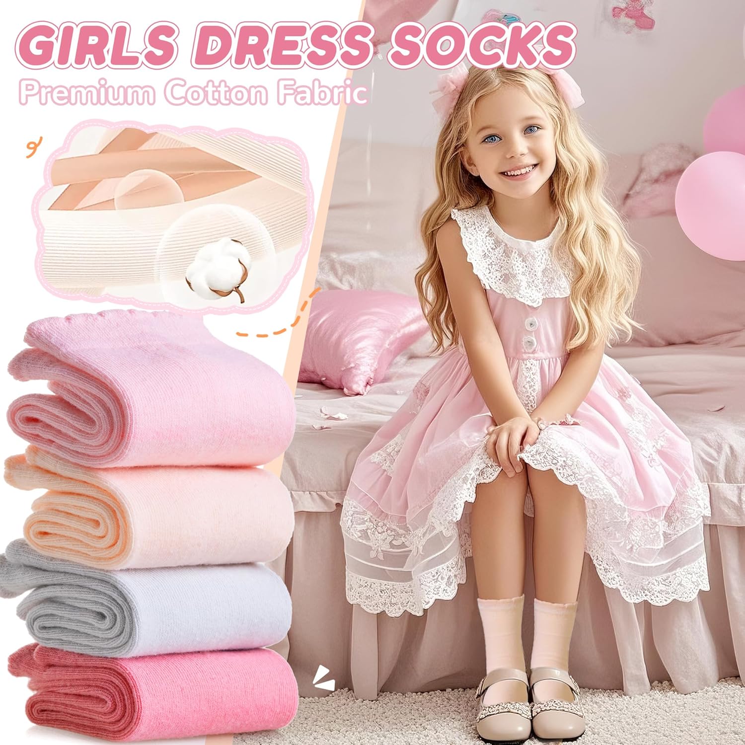 Girls Ruffle Crew Socks Little - Silk Sock Bamboo 리뷰 및 가격