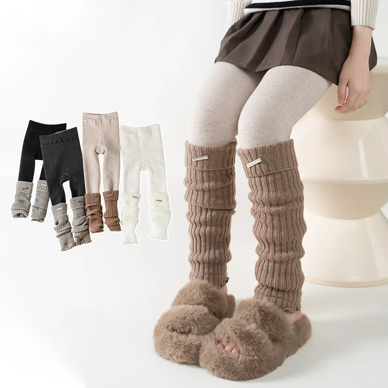 Kids Thermal Thickened Legging - Boot Sock Slouchy 리뷰 및 가격