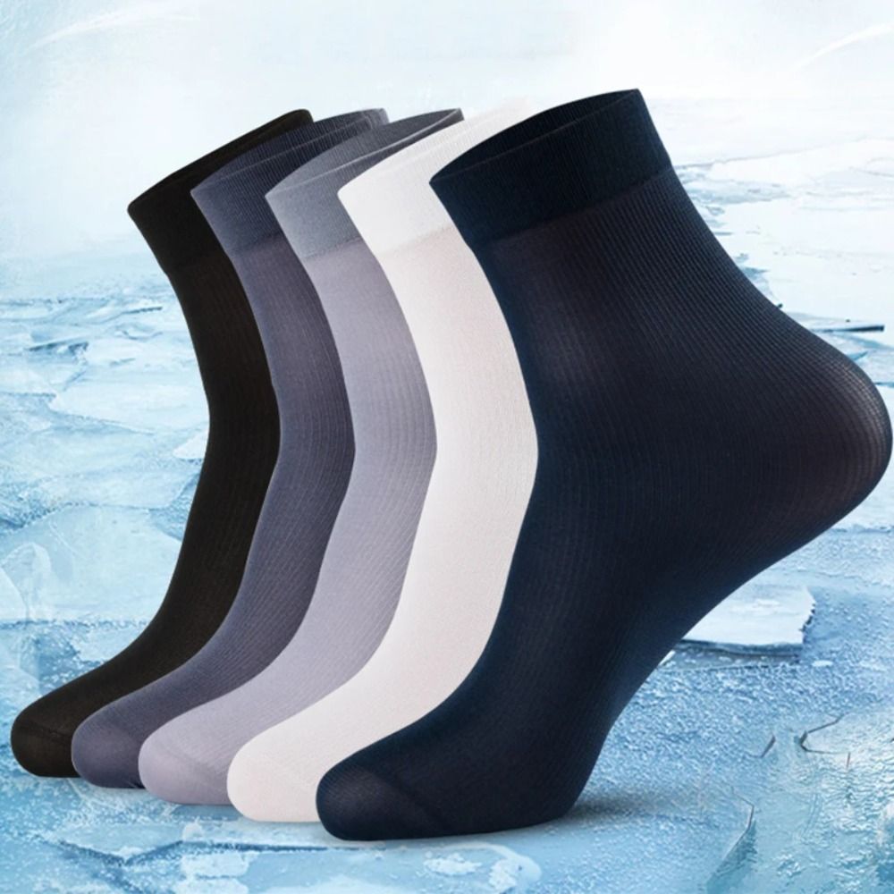 10pairs Men Ice Silk Socks Sum - Silk Sock Bamboo 리뷰 및 가격