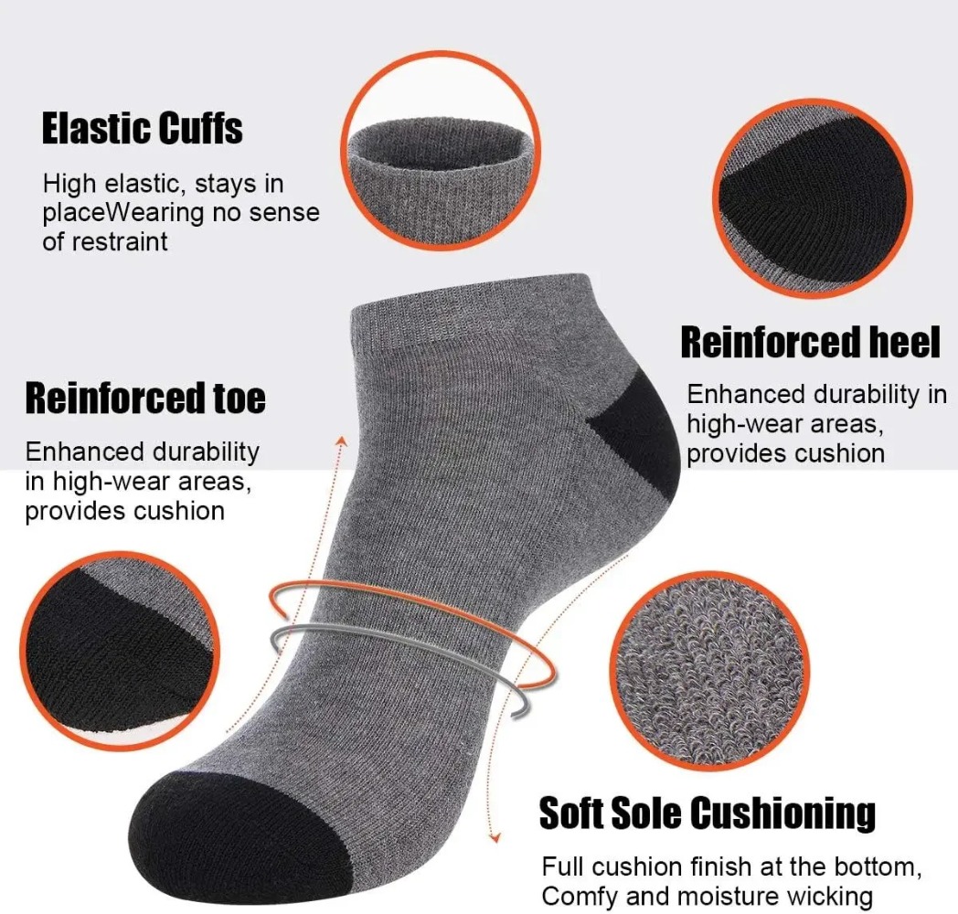 1-10Pairs Breathable Mens Summ - Ankle Sock Low Cut 리뷰 및 가격