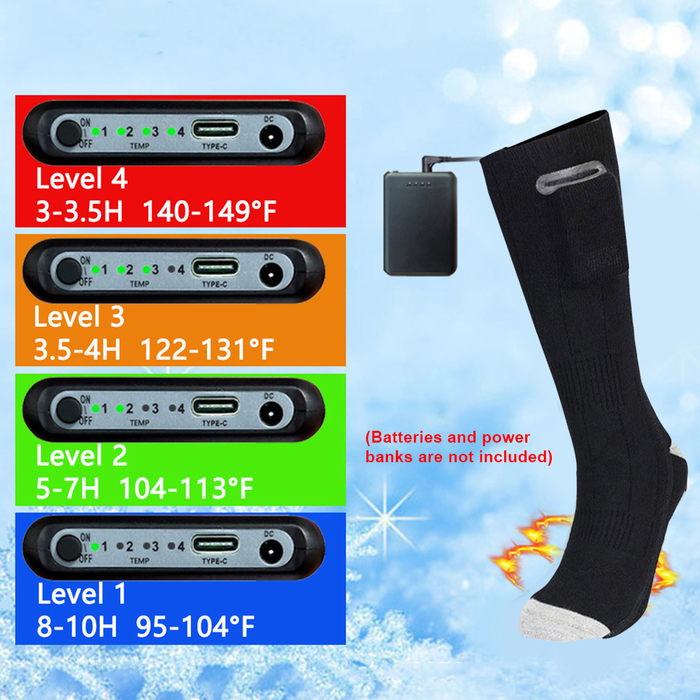 Heat Battery Electric Heated S - Thermal Sock Winter 리뷰 및 가격