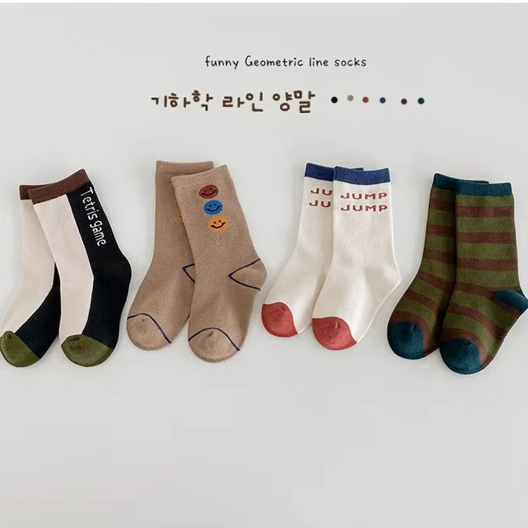 3-12T  Boys Socks Spring Fashi - Cotton Crew Sock Pack 리뷰 및 가격