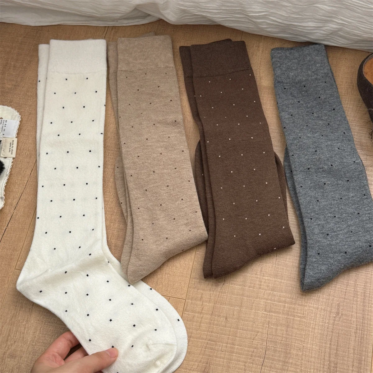 SP&CITY Winter Sweet Polka Dot - Silk Sock Bamboo 리뷰 및 가격