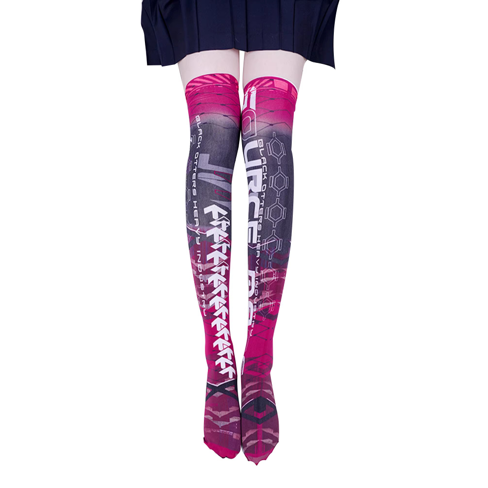 Anime Game Robot AI Mech Stock - Knee High Sock Women 리뷰 및 가격