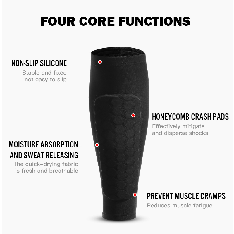 1Pcs Football Shin Guard Socks - Compression Sleeve Calf 리뷰 및 가격