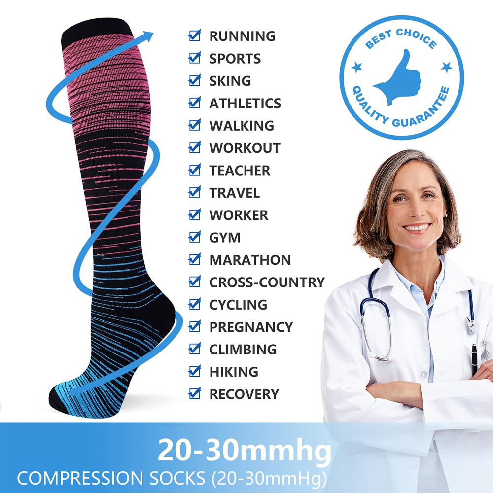 GOMOREON 6Pairs Compression So - Compression Sock Medical 리뷰 및 가격