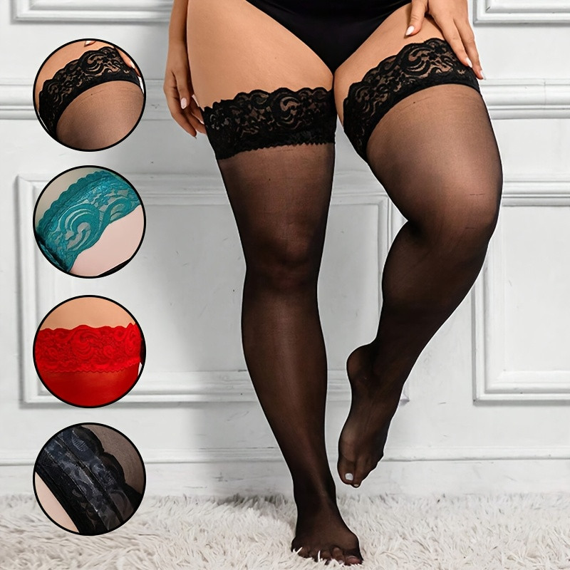 Plus Size Women Thigh High Sto - Thigh High Sock Stay Up 리뷰 및 가격
