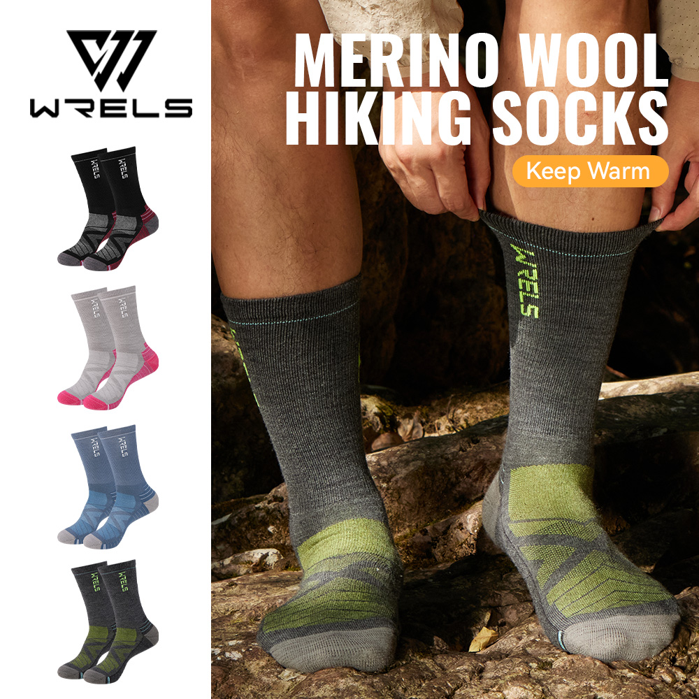 WRELS 1/2/3 Merino Wool Socks  - Wool Hiking Sock 리뷰 및 가격