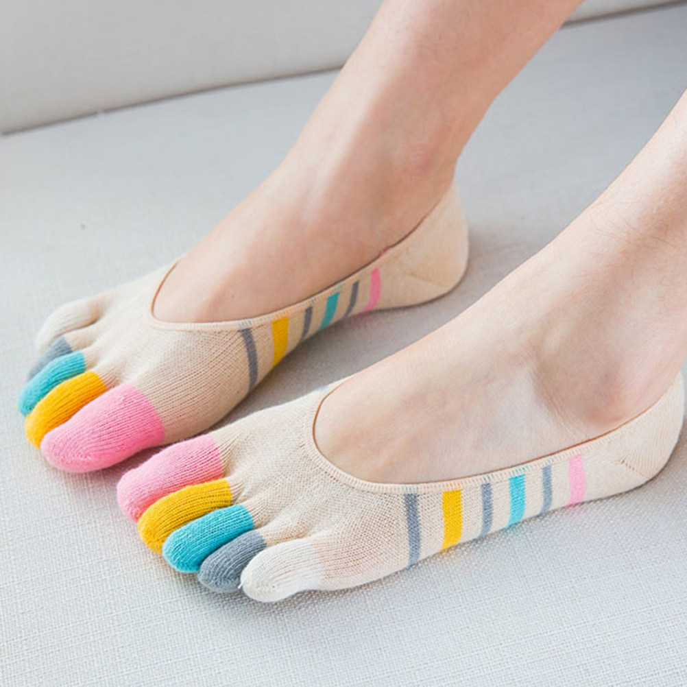 5Pairs Yoga Toe Socks Women Lo - Invisibility Sock Loafer 리뷰 및 가격