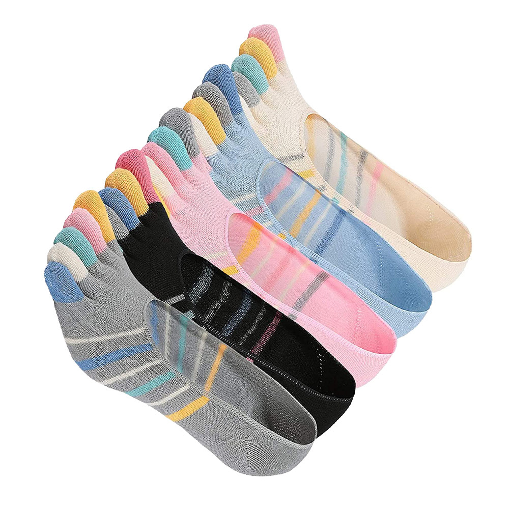 5Pairs Yoga Toe Socks Women Lo - Invisibility Sock Loafer 리뷰 및 가격
