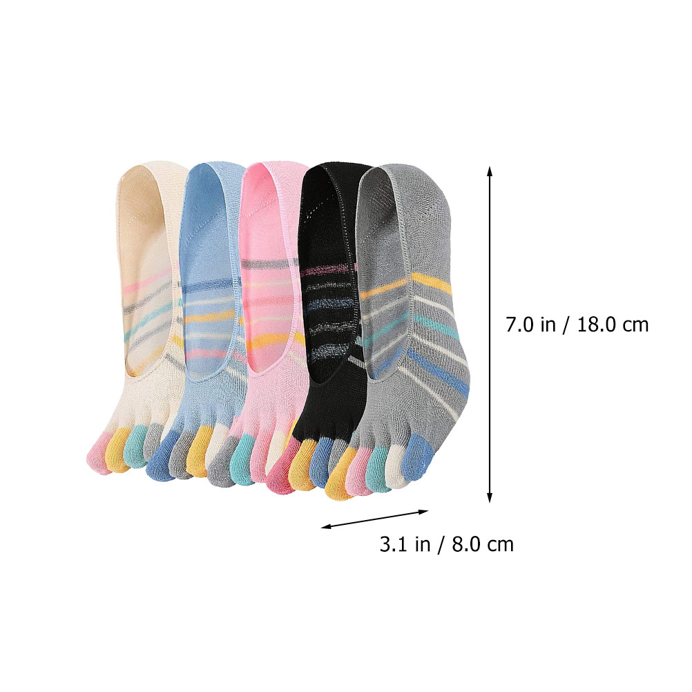 5Pairs Yoga Toe Socks Women Lo - Invisibility Sock Loafer 리뷰 및 가격